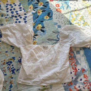 Abercrombie White Blouse
